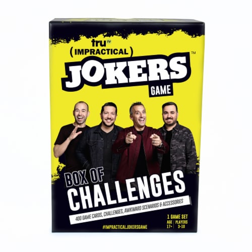 Impractical Jokers Box of Challenges (17+) Game Perspective: front