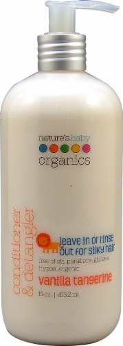 Nature's Baby  Organics™ Conditioner and Detangler Vanilla Tangerine Perspective: front