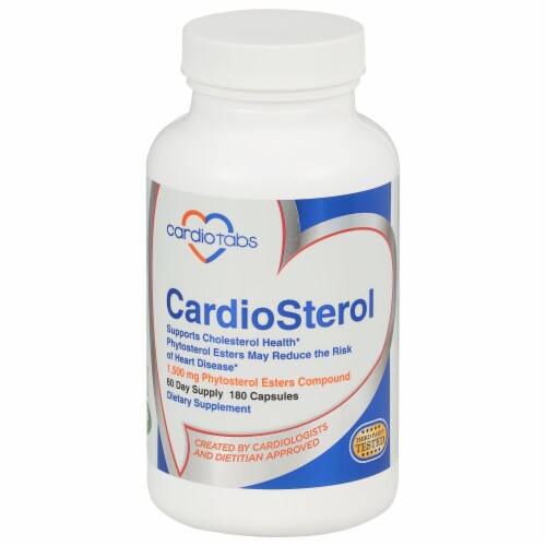 Cardio Tabs Cardio Sterol Capsules Perspective: front