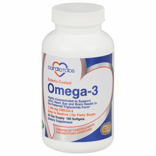 Cardio Omega-3 1100mg, 180 ct - QFC