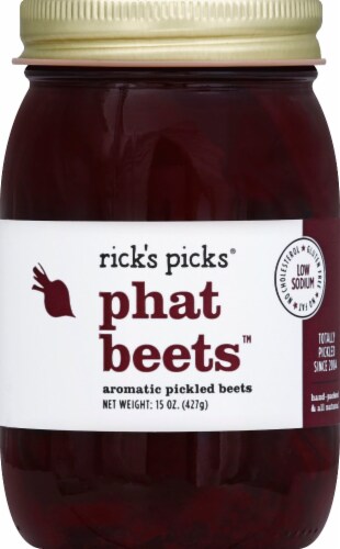 Rick's Picks Phat Beets Aromatic Pickled Beets Perspective: front