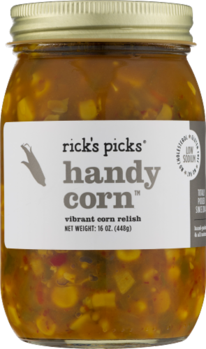 Rick's Picks Handy Corn Relish Perspective: front