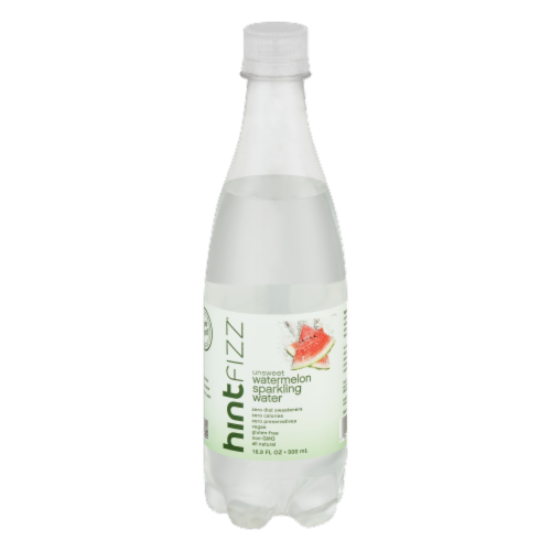 HintFIZZ Watermelon Sparkling Water Perspective: front