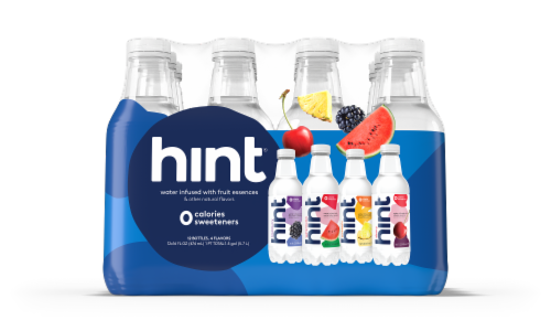Hint® Variety Flavored Bottled Water Perspective: front
