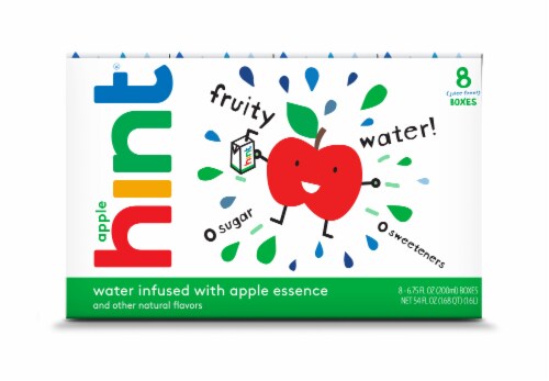 Hint® Apple Flavored Bottled Water Perspective: front
