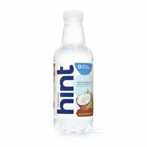 Hint® Coconut Flavored Water Perspective: front