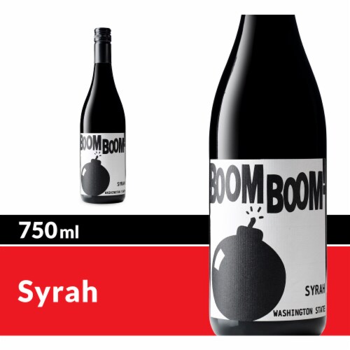 Charles Smith Wines Boom Boom! Syrah Red Wine Perspective: front