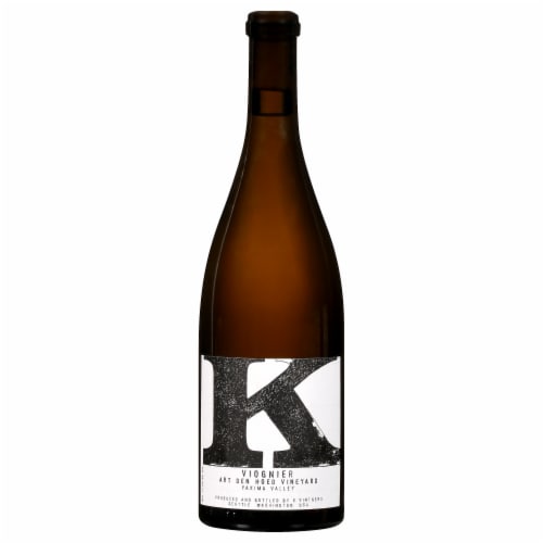 K Vintners Wines K 2020 Art Den Hoed Viognier Washington White Wine Perspective: front