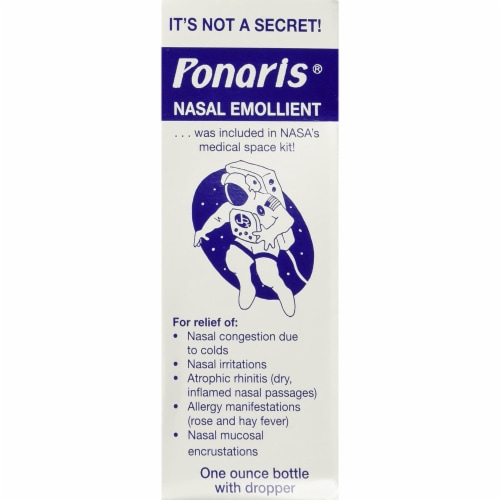 Ponaris Nasal Emollient - 1 oz Perspective: front