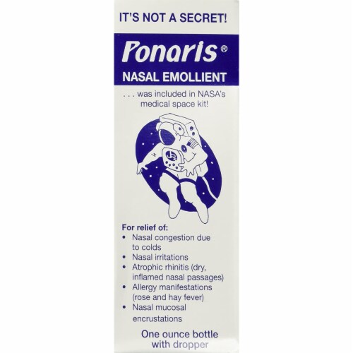 Ponaris Nasal Emollient - 1 oz Perspective: front