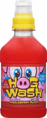 Hog Wash Piggleberry Punch Juice Drink Perspective: front