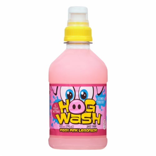 Hog Wash Piggy Pink Lemonade Juice Drink Perspective: front