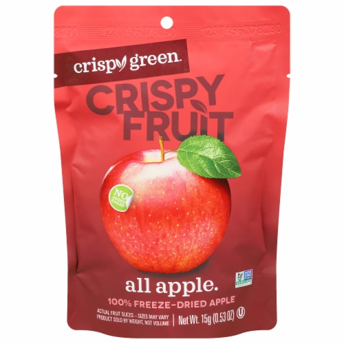 Crispy Green® Crispy Fruit Freeze Dried Apple Perspective: front