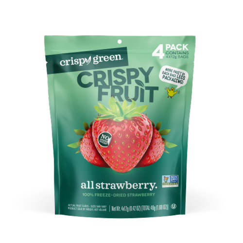 Crispy Strawberry 1.69oz Perspective: front