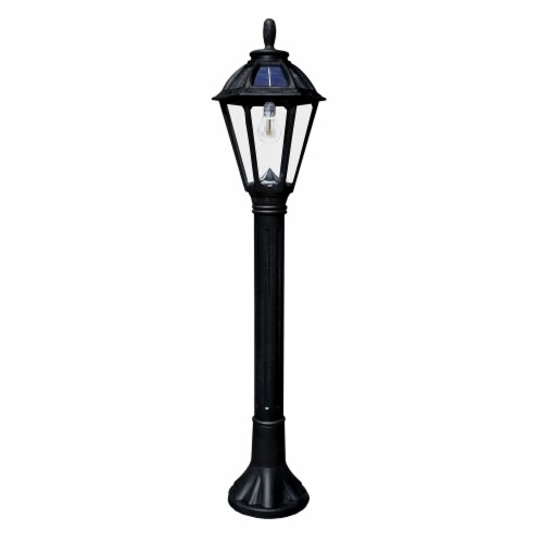 Polaris Bollard Solar Light - Black Perspective: front