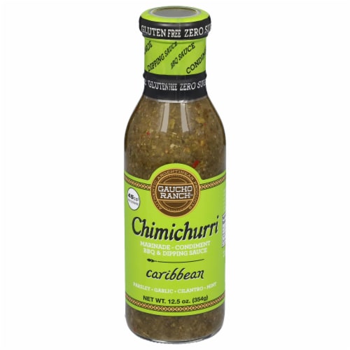 Gaucho Ranch™ Chimichurri Caribbean Dipping Sauce Perspective: front