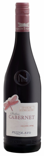 Pizzolato Italian Cabernet Organic Wine Perspective: front