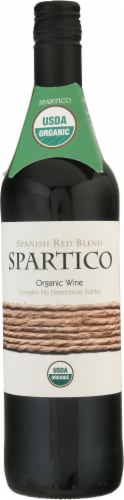 Spartico Tempranillo/Cabernet Organic Wine Perspective: front