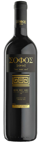 Sofos Greek Red Wine Perspective: front