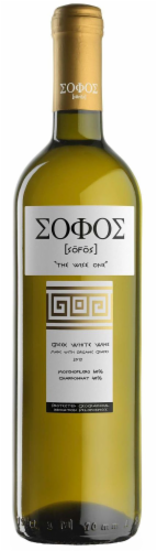 Sofos Greek White Wine Perspective: front