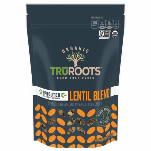truRoots Accents Organic Sprouted Lentil Trio Perspective: front
