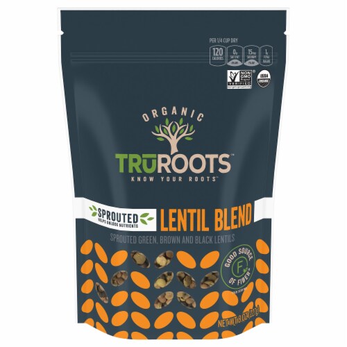 truRoots™ Accents Organic Sprouted Lentil Trio Perspective: front