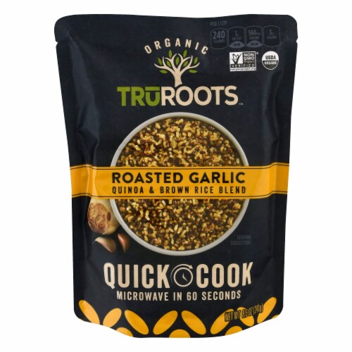 TruRoots™ Organic Roasted Garlic Quinoa and Brown Rice Blend Perspective: front
