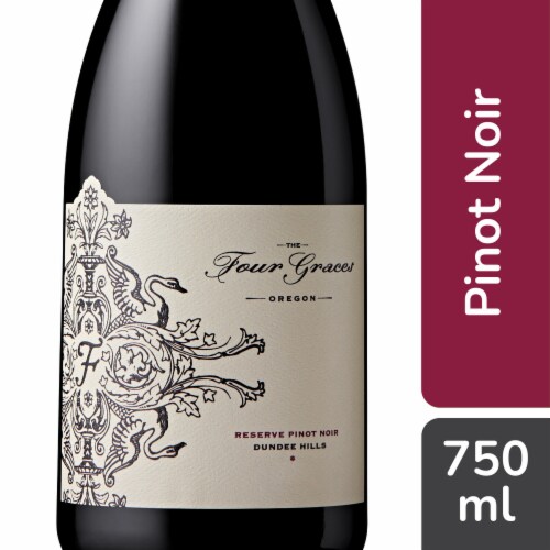 The Four Graces Reserve Pinot Noir Oregon Red Wine Perspective: front