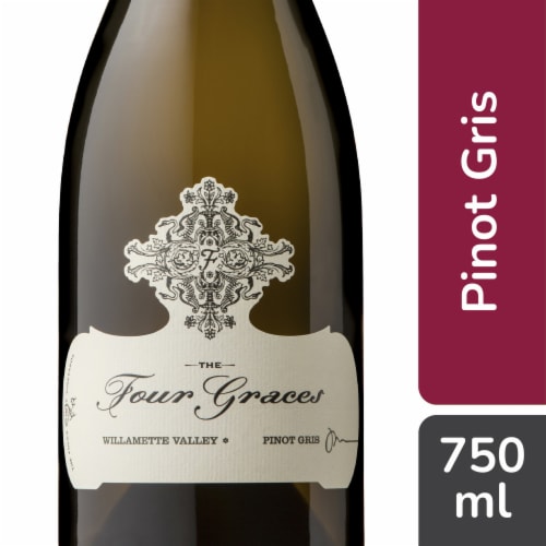The Four Graces Pinot Gris Oregon White Wine Perspective: front