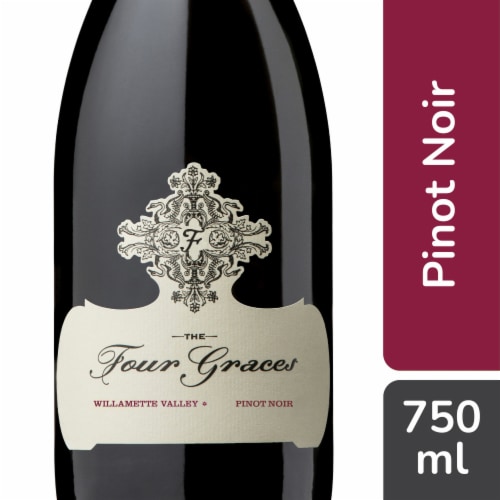 The Four Graces Pinot Noir Oregon Red Wine Perspective: front