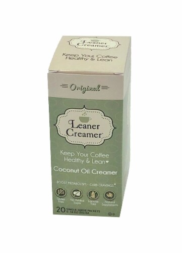 Leaner Creamer Original Coconut Oil Creamer Perspective: front