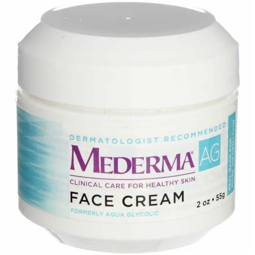 Mederma AG Formerly Aqua Glycolic Face Cream, 2 oz Perspective: front