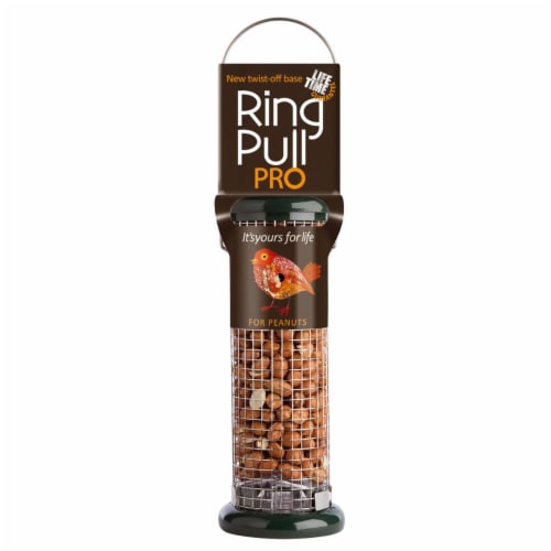 Jacobi Jayne 290151 Ring Pull Pro Peanut Mesh Feeder, Green - Small Perspective: front