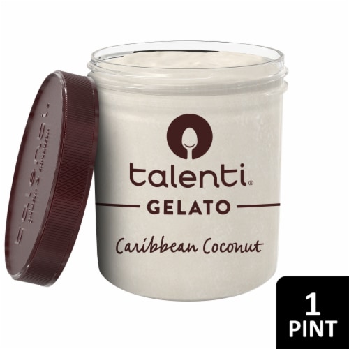 Talenti Caribbean Coconut Gelato Pint Perspective: front