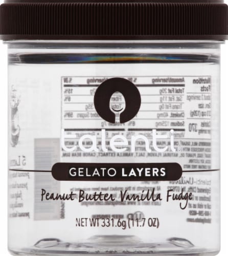 Talenti Gelato Layers Peanut Butter Vanilla Fudge Ice Cream Perspective: front
