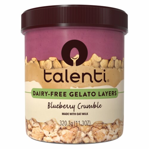 Talenti® Dairy-Free Blueberry Crumble Gelato Layers Perspective: front