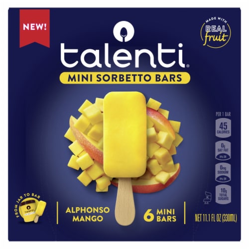 Talenti® Mini Sorbetto Bars Perspective: front