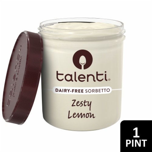 Talenti Dairy-free Sorbetto Zesty Lemon 1 Pint Perspective: front