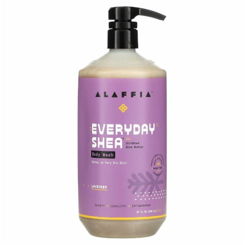 Alaffia Everyday Shea Lavender Body Wash Perspective: front