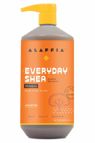 Alaffia Everyday Shea Unscented Shampoo Perspective: front