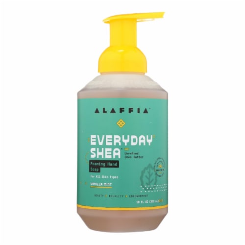 Alaffia Everyday Shea Vanilla Foaming Hand Soap Perspective: front