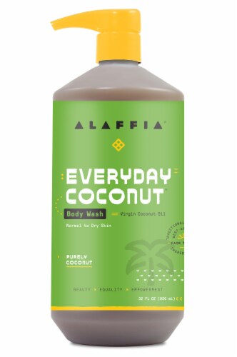 Alaffia Everyday Coconut Body Wash Perspective: front