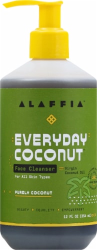 Alaffia Everyday Coconut & Neem Cleansing Face Wash Perspective: front