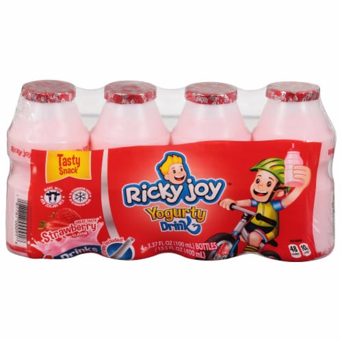 Ricky Joy™ Strawberry Yogurt Drink Perspective: front