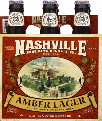 Nashville Brewing Company Amber Lager Perspective: front