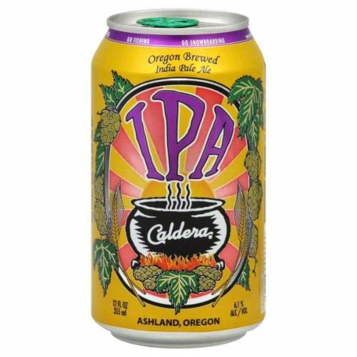 Caldera Brewing IPA Beer Perspective: front
