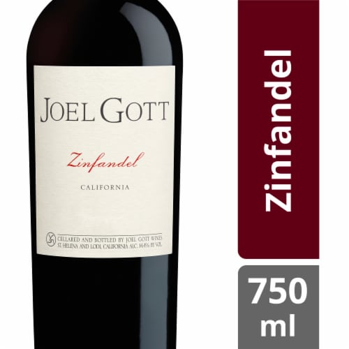 Joel Gott Zinfandel Red Wine Bottle