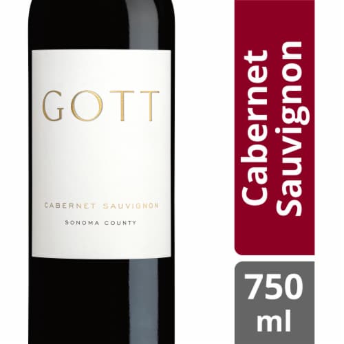 Gott Reserve Cabernet Sauvignon California Red Wine Perspective: front
