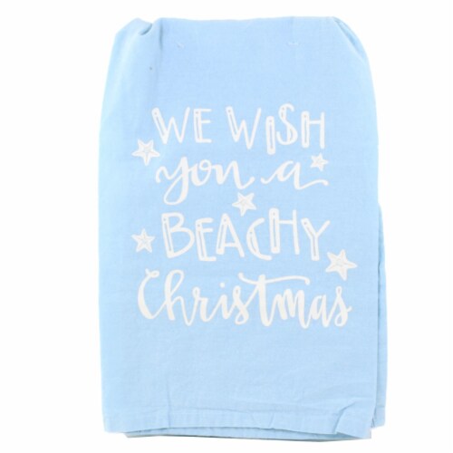 BEACHY CHRISTMAS KITCHEN TOWELS