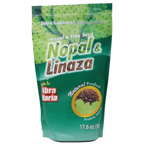 Mi Fibra Diaria Nopal & Linaza Dietary Supplement Perspective: front